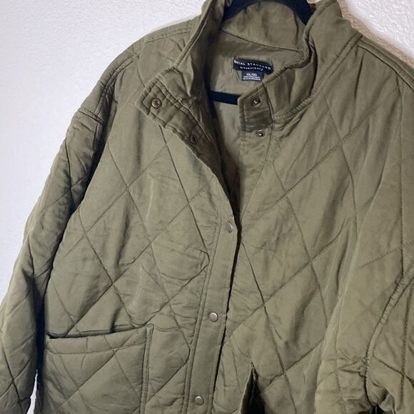 NWT- Social Standard by Sanctuary- quilted twill jacket – army green size- XXL - Picture 2 of 10